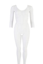 02310880000 oloswmo kalson aspro Fishnet Catsuit white 1