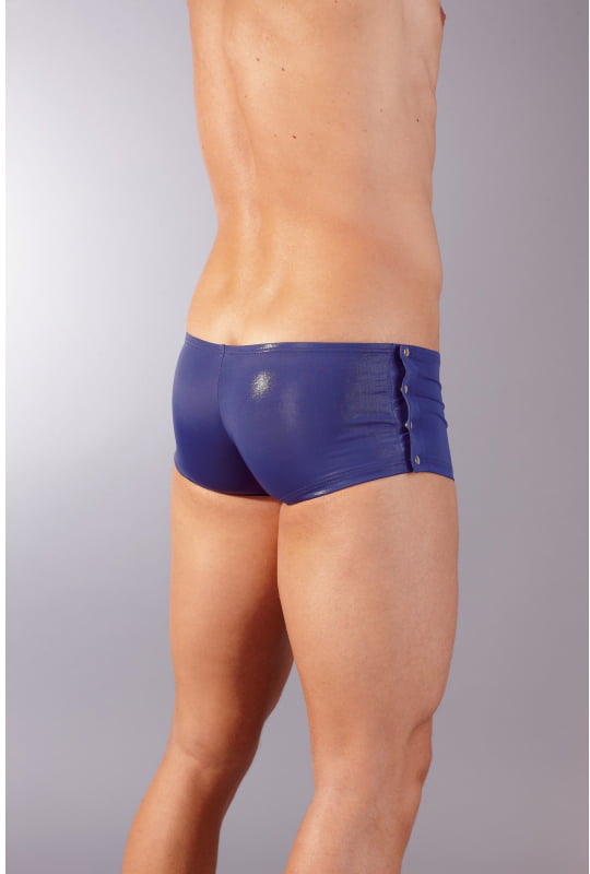 21306884700 andriko mpoxer male pants glossy blue violet pants 2