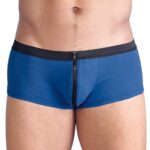21317224700 andriko mpoxeraki me fermouar mens pants with front zipper blue 1